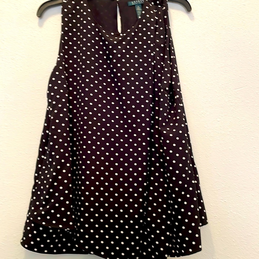 Ralph Lauren sleeveless top size 14. New